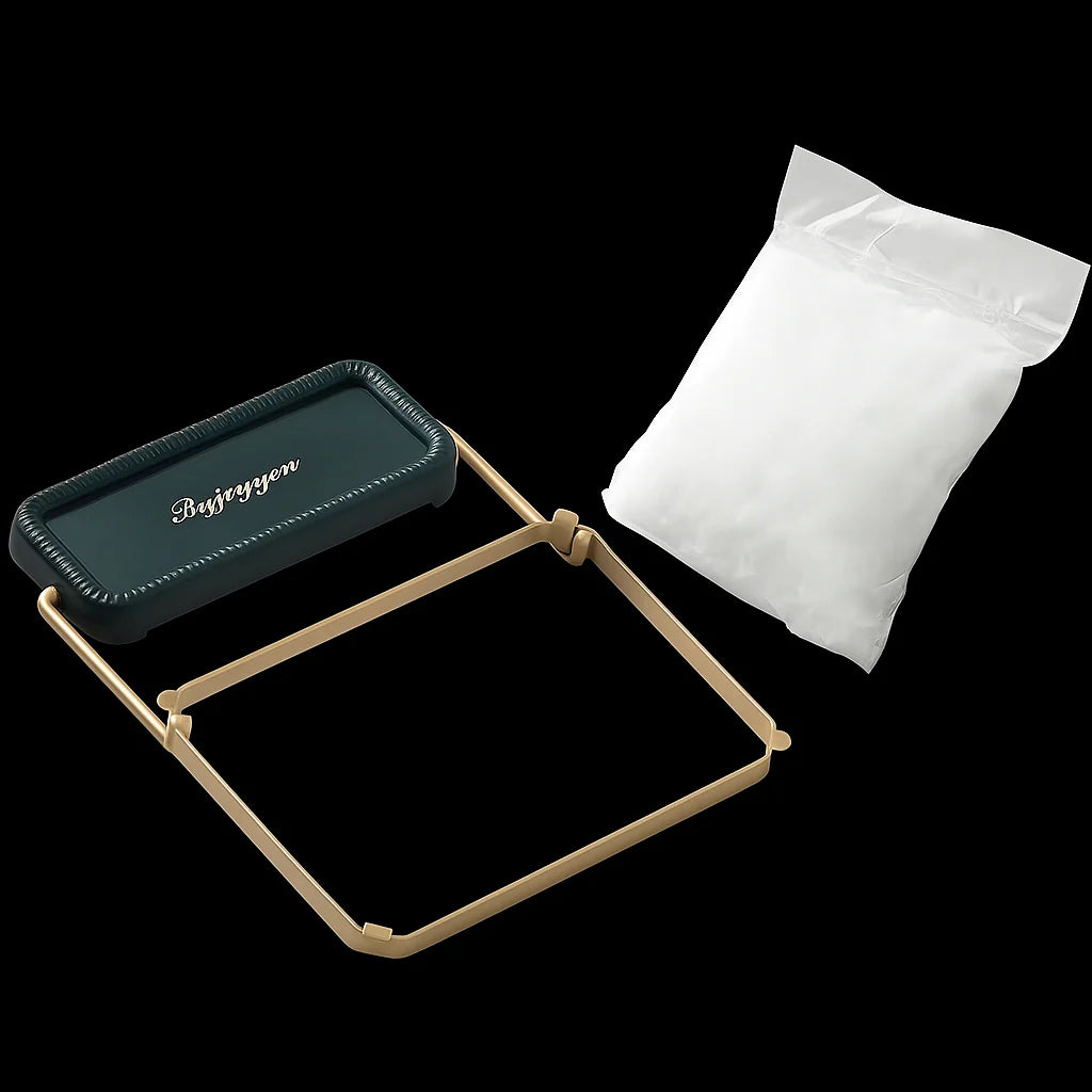 Hopfällbart Diskställ med Sil – Smidig Avfallsuppsamling + 50 Gratis Påsar